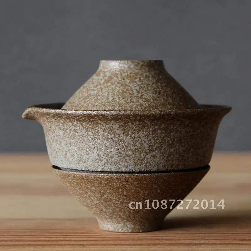 

Японский керамический чайный набор 1 горшок 2 чашки