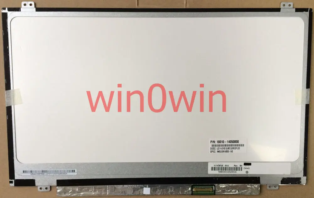 

For N140BGE-E43 E33 EB3 EA3 EA2 fit LP140WHU (TP) (A1) LP140WH2 TPS1 LTN140AT31 EDP