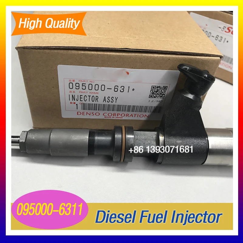 Форсунка системы питания с общей топливной магистралью 095000-6311 RE546784 для