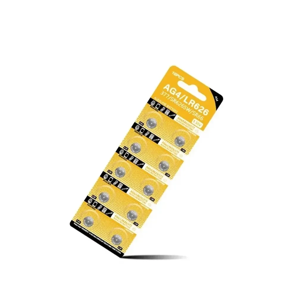Высокое качество AG4 LR626 1 55 В щелочная батарея для часов 377 SR626 177 626A 377A CX66W