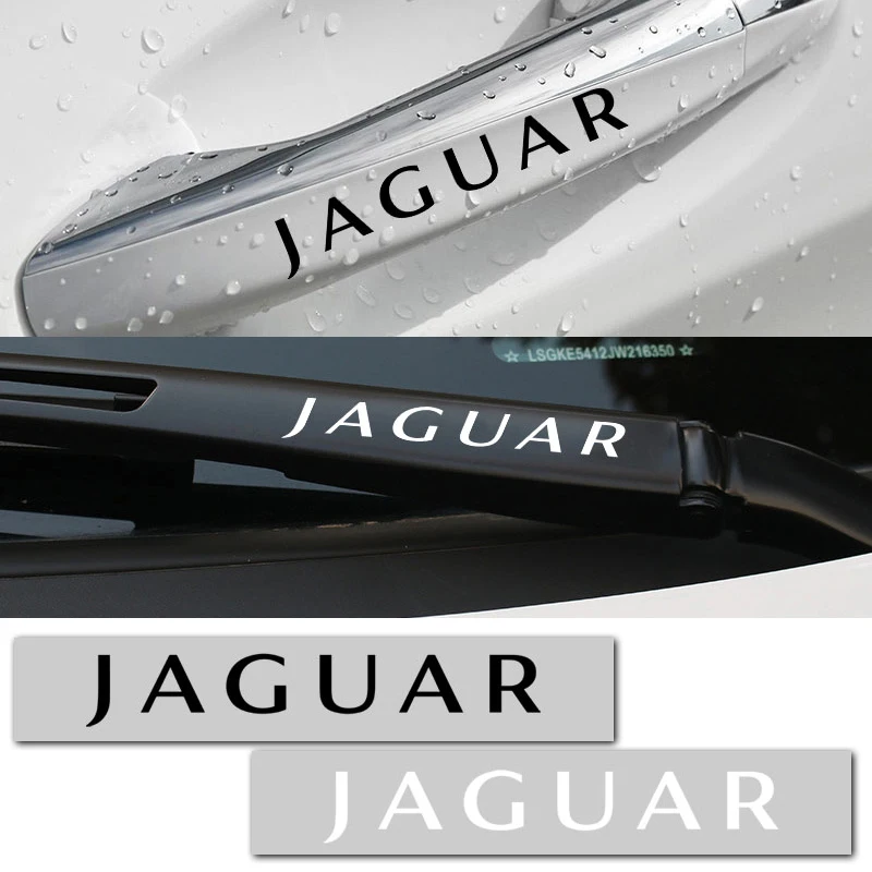 

4pcs Car Vinyl Pvc Door Handles Wiper Stickers Decals Auto Accessories for Jaguar XF XE XJ F-Pace X-Type S-Type F-Type E-Pace XK