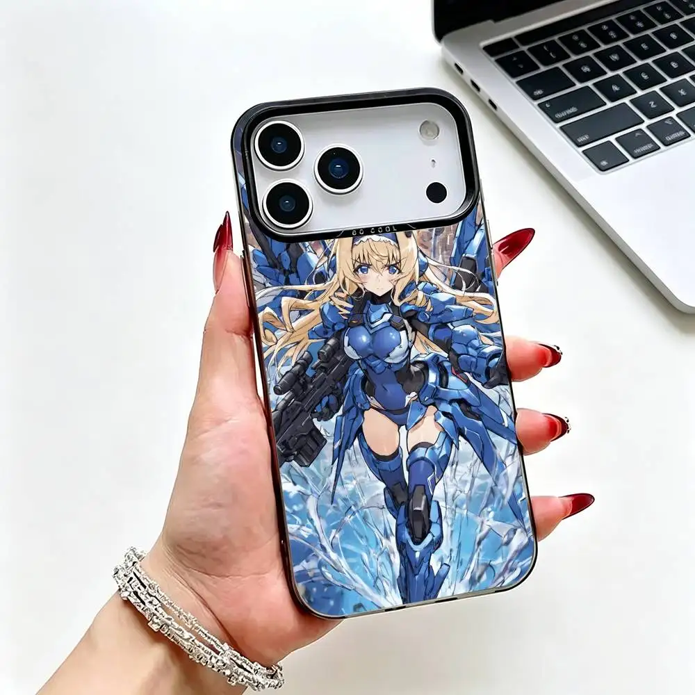 Фото Силиконовый цветной серебристый чехол-бампер Fire Infinite Stratos -s для iPhone 17, 16, 15, 14, 13, 12, 11 Pro Max, XS, 17 Air №4