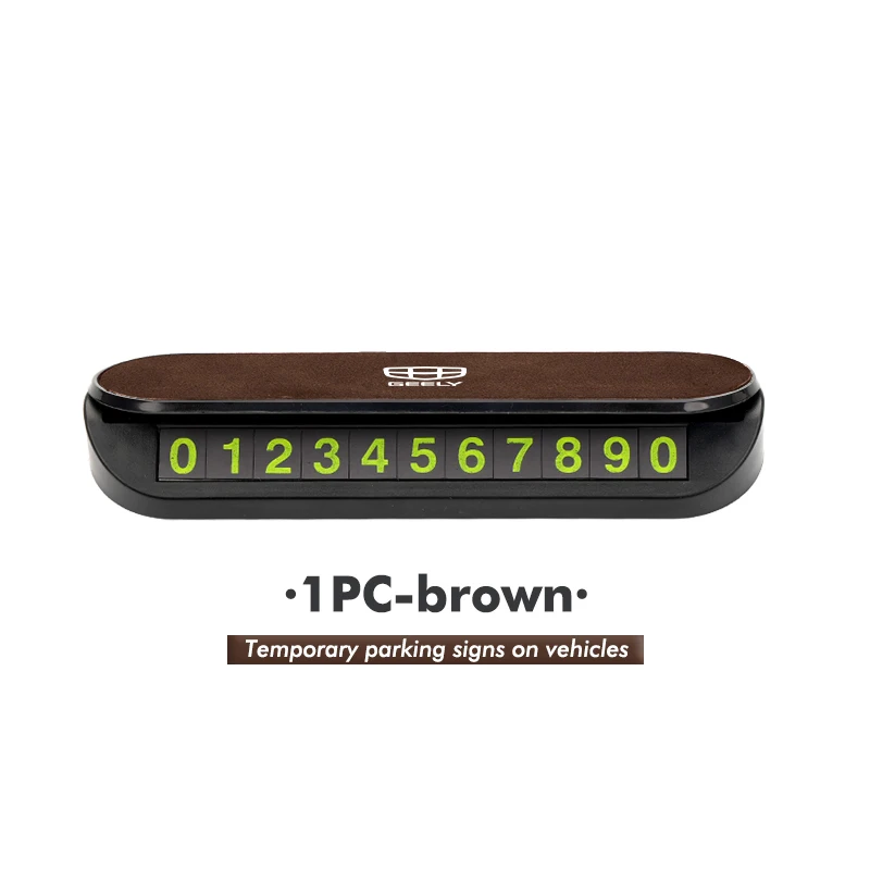 

Универсальная автомобильная временная парковочная карта, наклейки для автостоянки для Geely Tugella Atlas Pro Coolray Geometry C Emgrand ec7