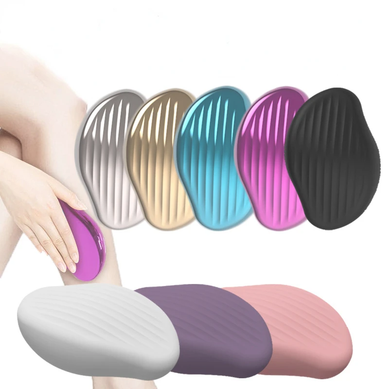 

Physical Crystal Hair Removal Painless Safe Epilator Easy Cleaning Reusable Body Depilation Tool Glass Hair Removal Beauty Tool
