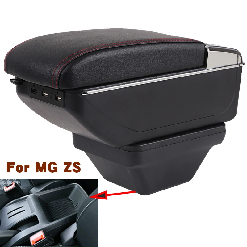 

for MG ZS armrest box central Store content box products interior Armrest Storage car-styling accessories part 2017-2019