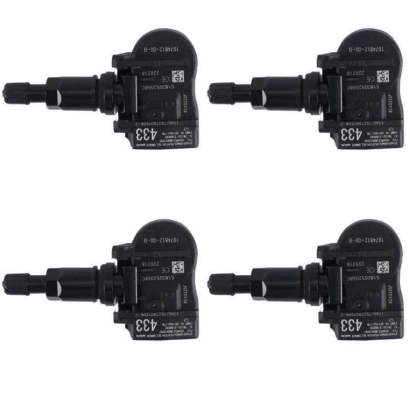 

4 Pieces Tire Pressure Sensor TPMS Sensor Sensor 1074812-00-B For Tesla Model 3 S X Y 107481200B