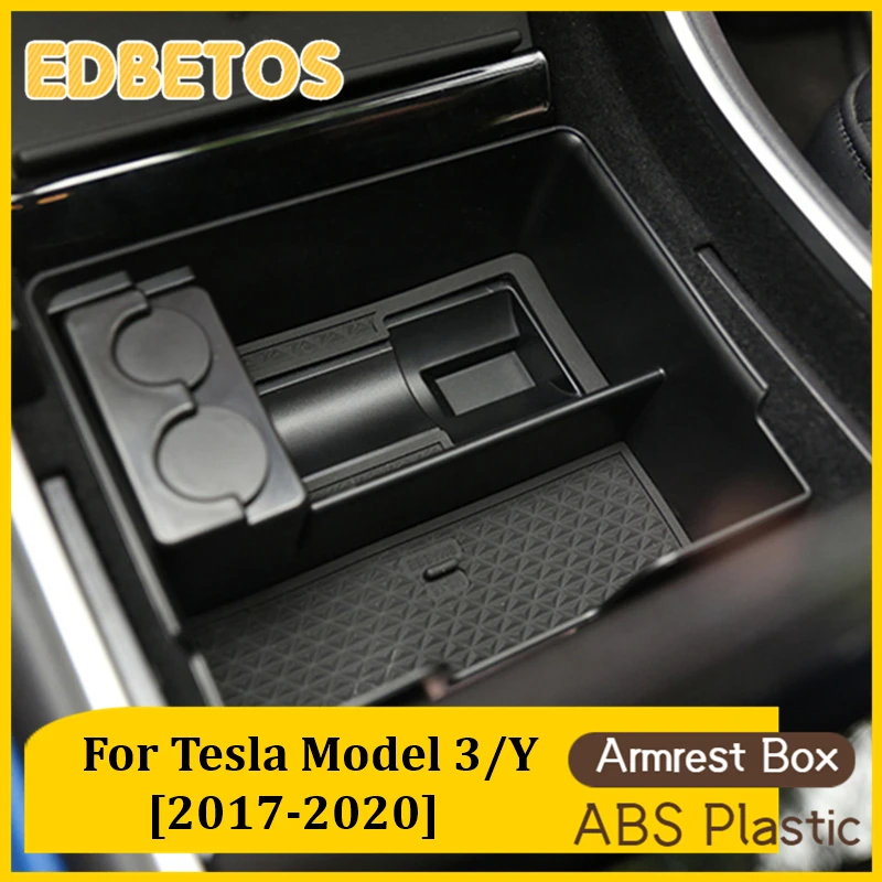 

For 2017 2018 2019 2020 Tesla Model 3 and Model Y Armrest Box Car Central Armrest Storage Box Model3 Accessories