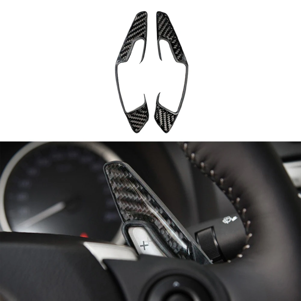 

for Lexus NX 200 200T 300H 2014 2015-2019 Steering wheel paddle decoration sticker decal Car Interior Accessories Carbon Fiber