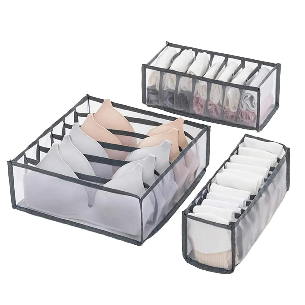 

Underwear Bra Organizer Storage Box Panties Socks Storage Boxes Wardrobe Clothes Organizer Drawers Separator Boxes Organizer