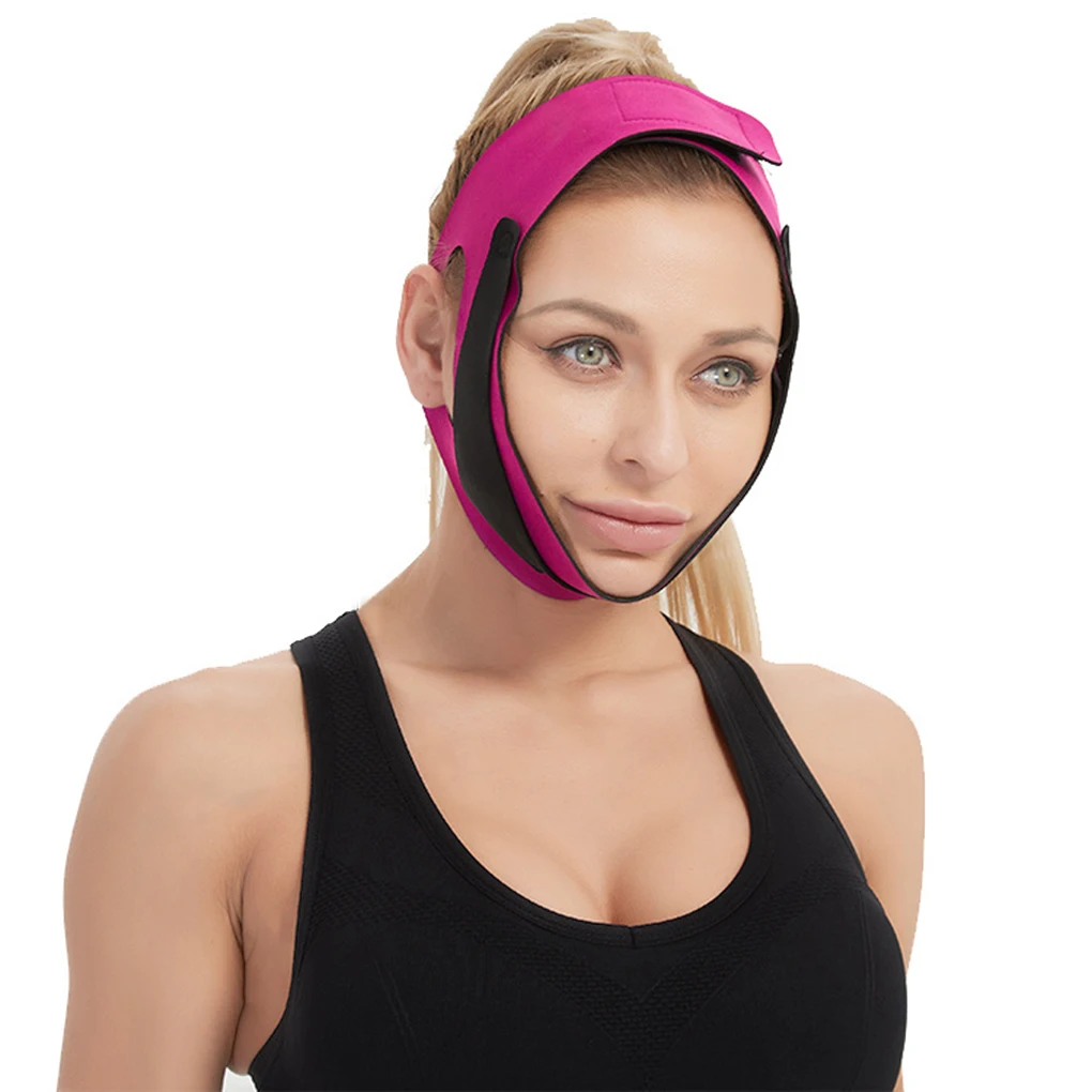 

Бандаж для похудения лица эргономичный V-образный ремень многоразовый моющийся подтягивающий пояс для подтяжки кожи принадлежности для ухода за кожей косметический инструмент