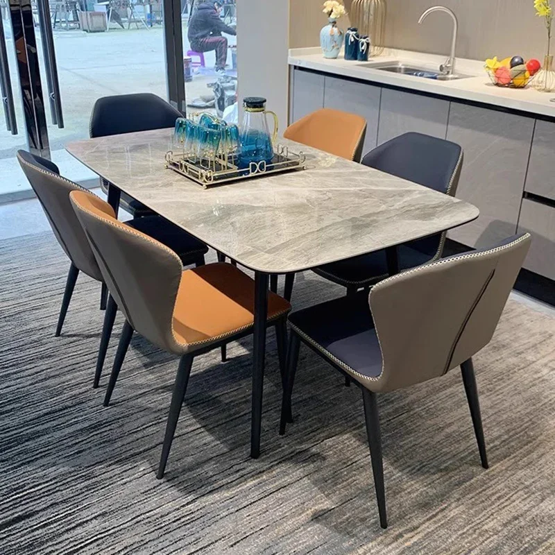 Легкий роскошный обеденный стол водонепроницаемые маслостойкие обеденные столы