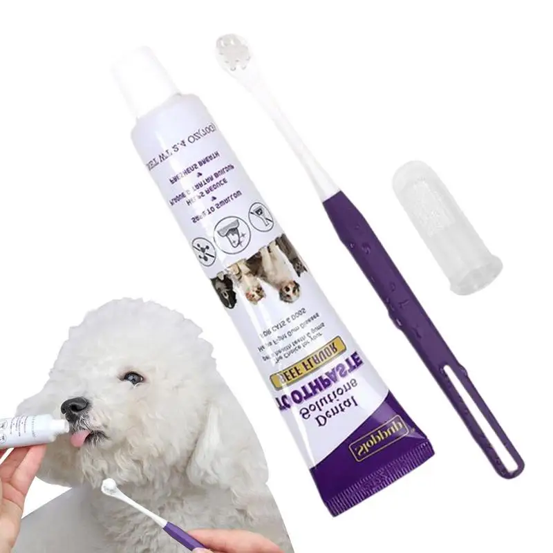 

Зубная щетка для домашних питомцев, освежитель дыхания, зубная паста для домашних животных, детская зубная щетка для кошек, набор для гигиены полости рта