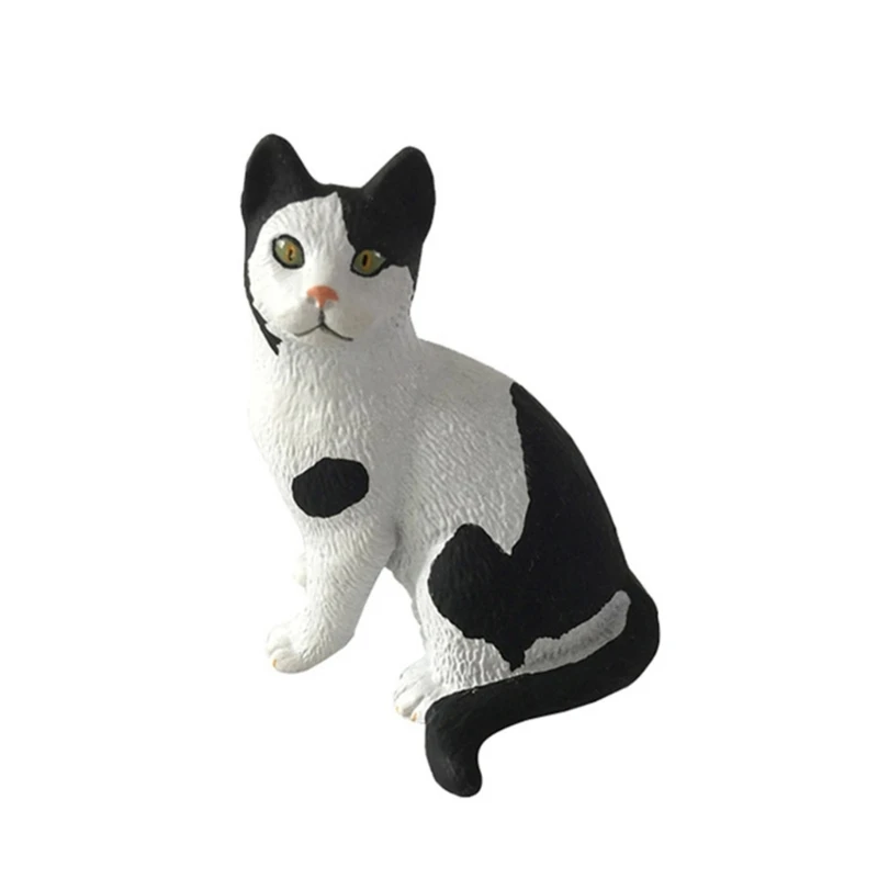 

5 Pieces Delicate Kitten Educational Toy Figurine Cat Siamese Cat Table Desk Widgets for Collection Miniatures DropShipping