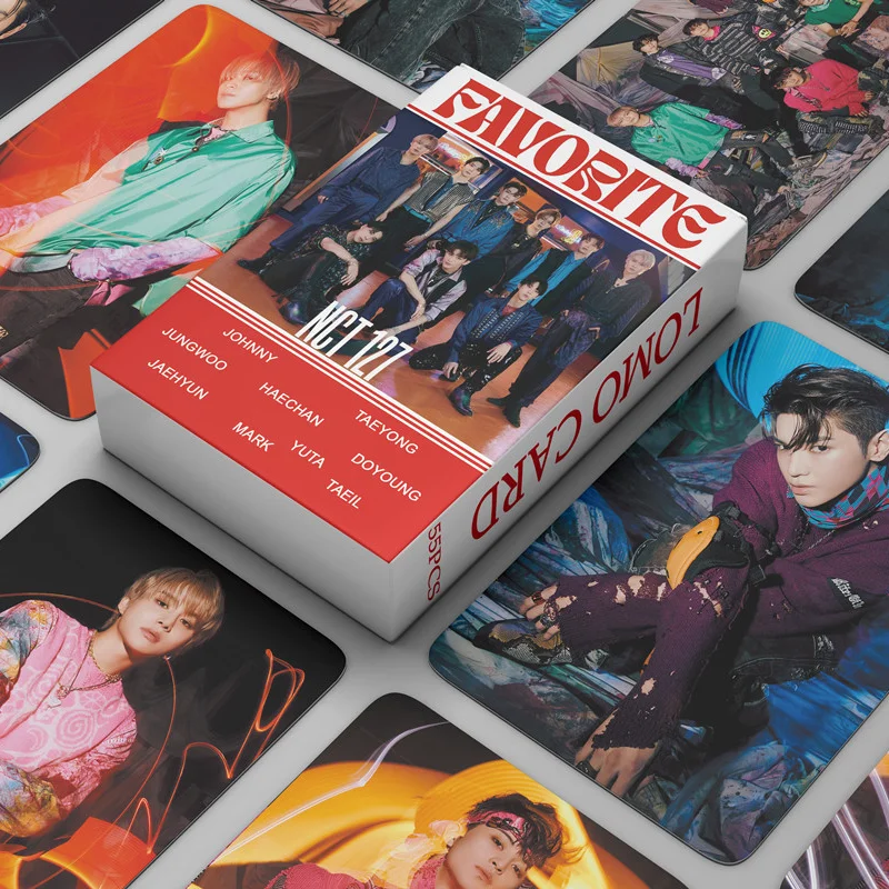 55 шт./компл. Kpop Lomo карточки новый альбом любимые фотокарточки качественные