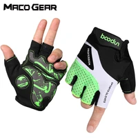 fingerless cycling gloves mtb road racing riding gloves breathable outdoor sports anti slip gloves bicycle anti shock men women