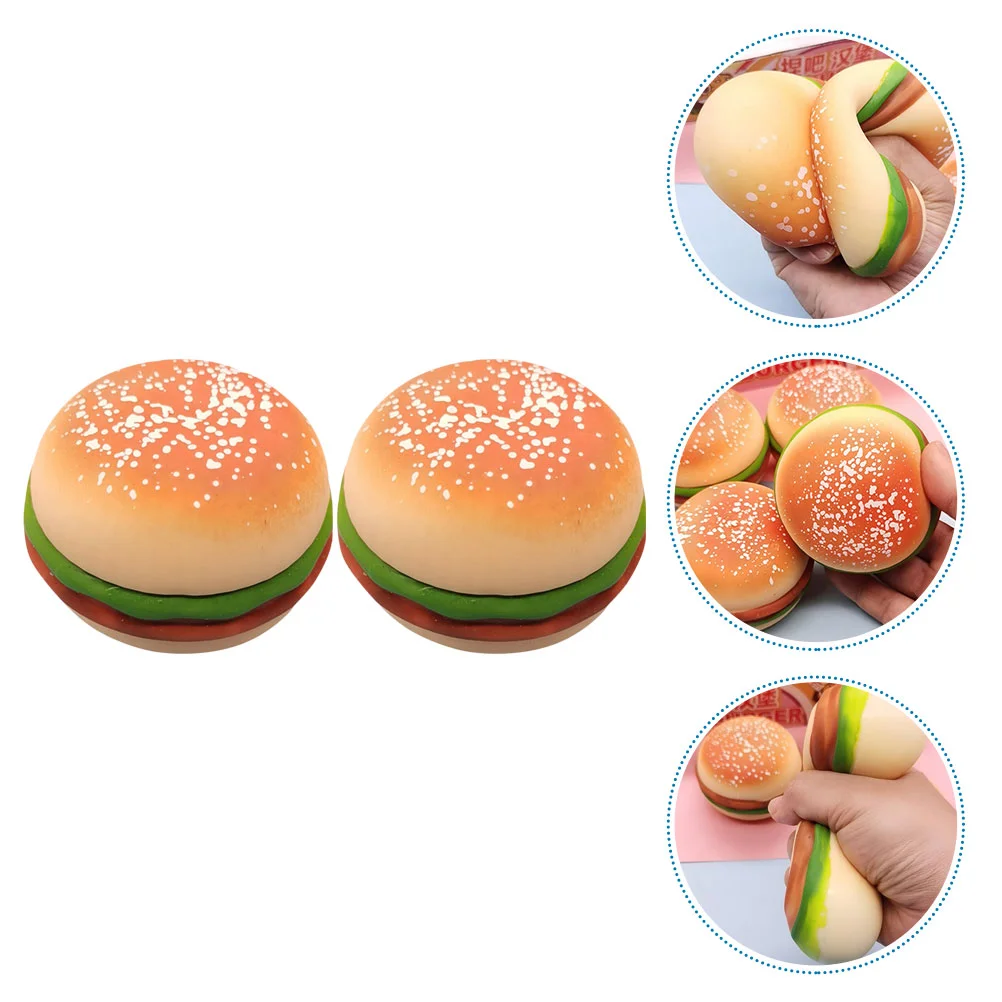 

Unpack The Burger Simulation Toys Shape Kids Playthings Portable Adult