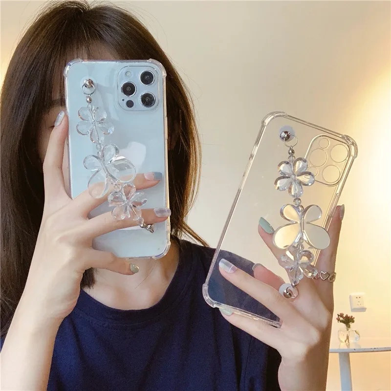 

Transparent Bracelet Soft Case For Tecno Pova Neo For Pova 2 3 Mobile Phone Cover