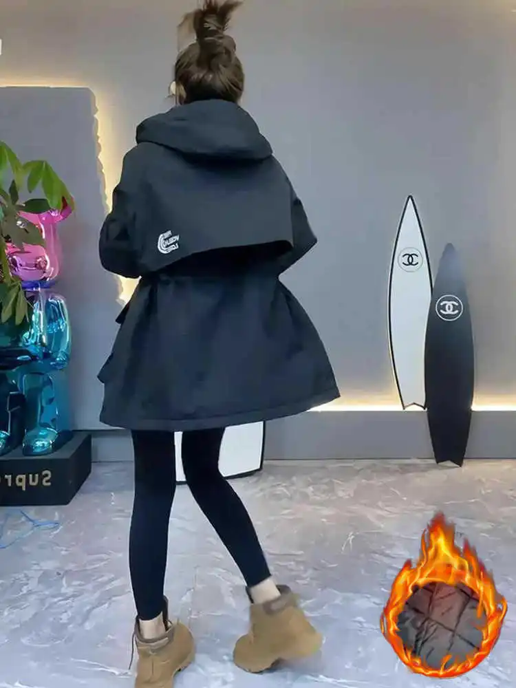 Популярная верхняя одежда этого года для женщин новинка 2024 осенне-зимняя