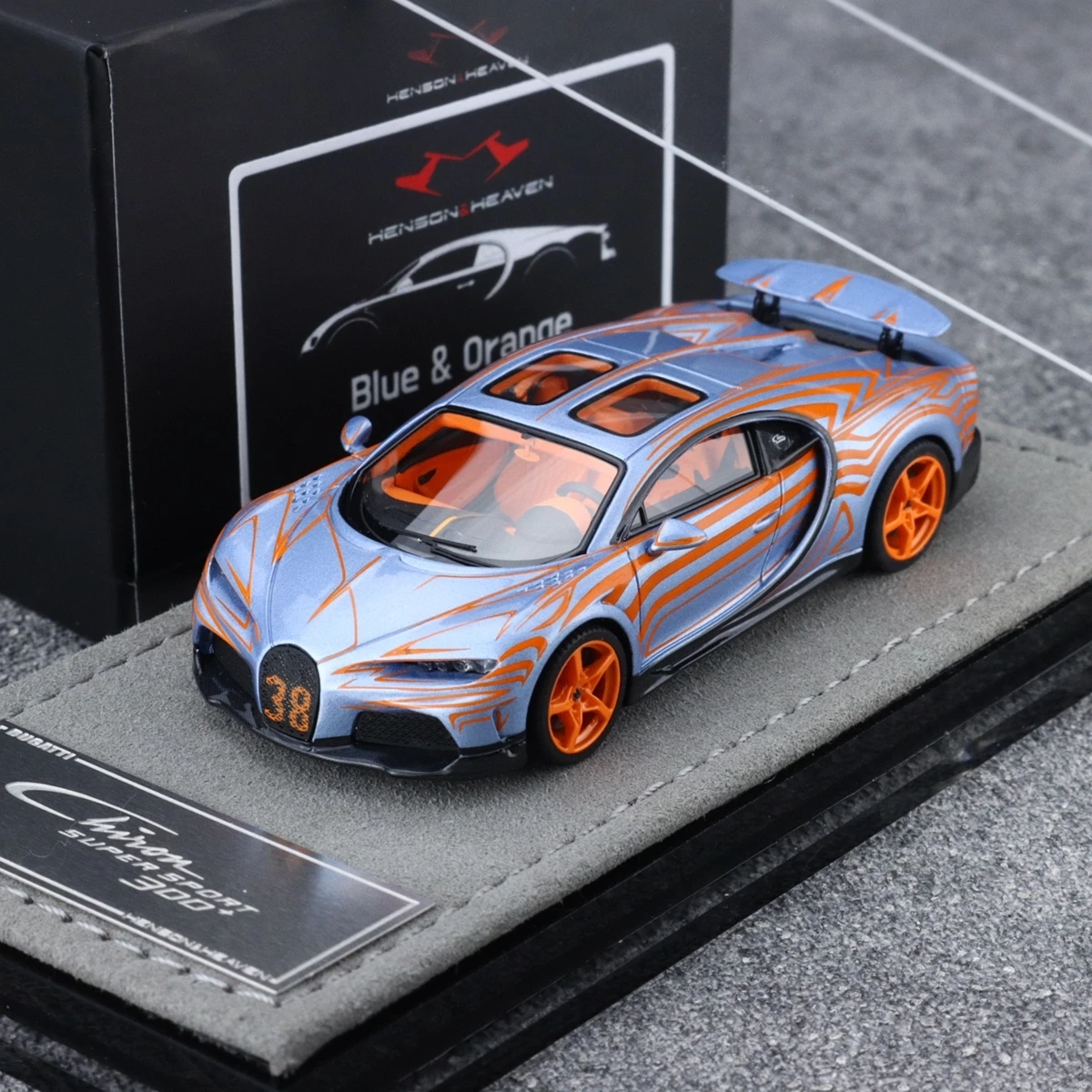 HH 1:64 Chiron Super Sport литая под давлением модель автомобиля из смолы коллекционные