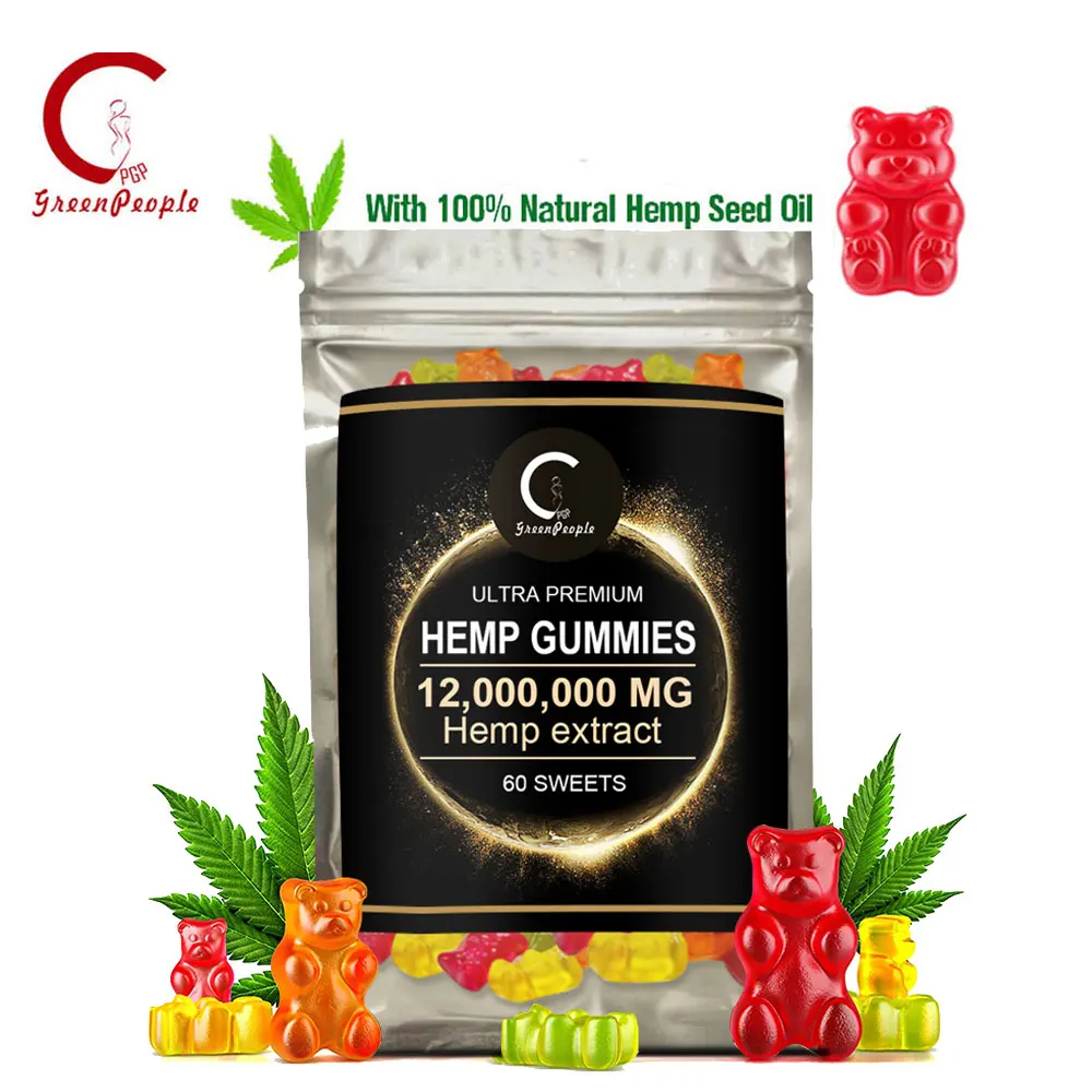 

GPGP GreenPeople Relax Plant essence Gummies Relieve stress&Anxiety Relief Blend Cute Bear shape Vegetable gelatin