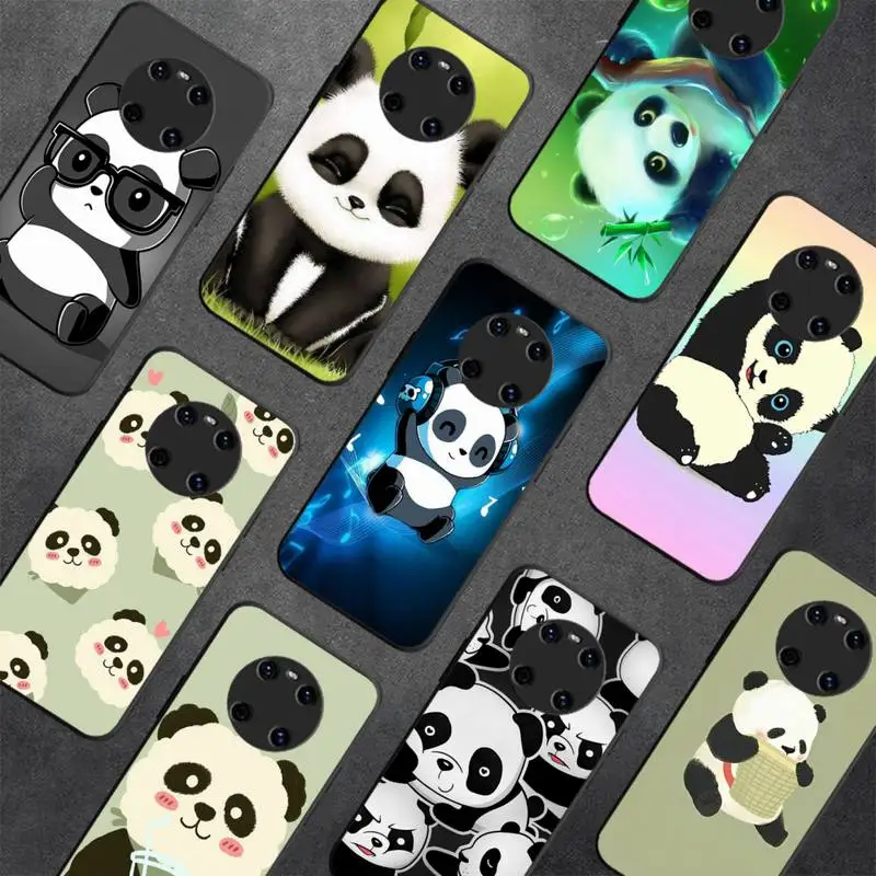 

Cute Panda Phone Case for Huawei Y 6 9 7 5 8s prime 2019 2018 enjoy 7 plus