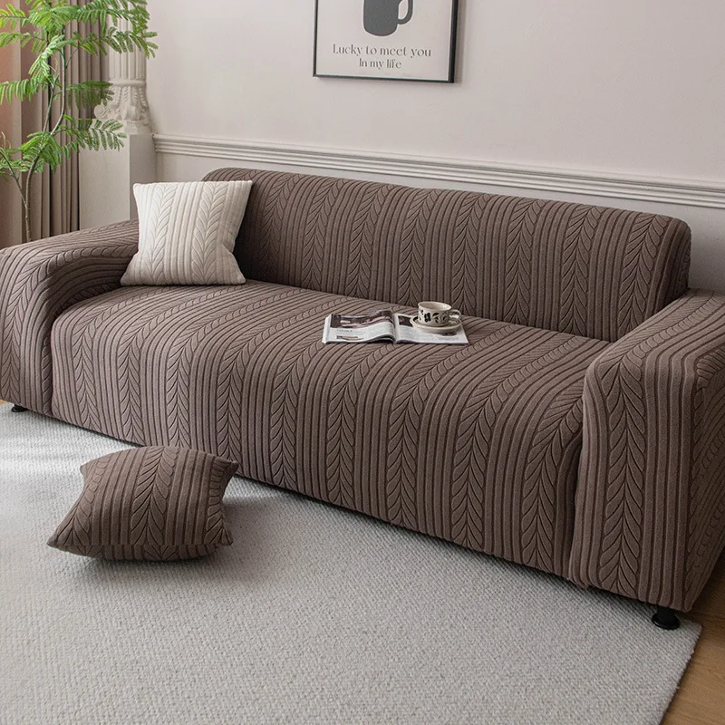 

Жакардовый чехол для дивана из флиса, 100% полиэстер