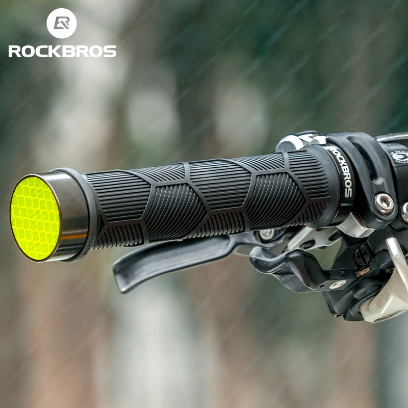 Велосипедные ручки ROCKBROS легкий руль светоотражающие заглушки противоскользящие