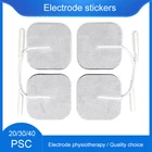 10 шт. многоразовые массажер для тела Замена Pad 5 см * 5 см электроды цифровое терапевтическое оборудование тормозных колодок самоклеющиеся Сменные патчи