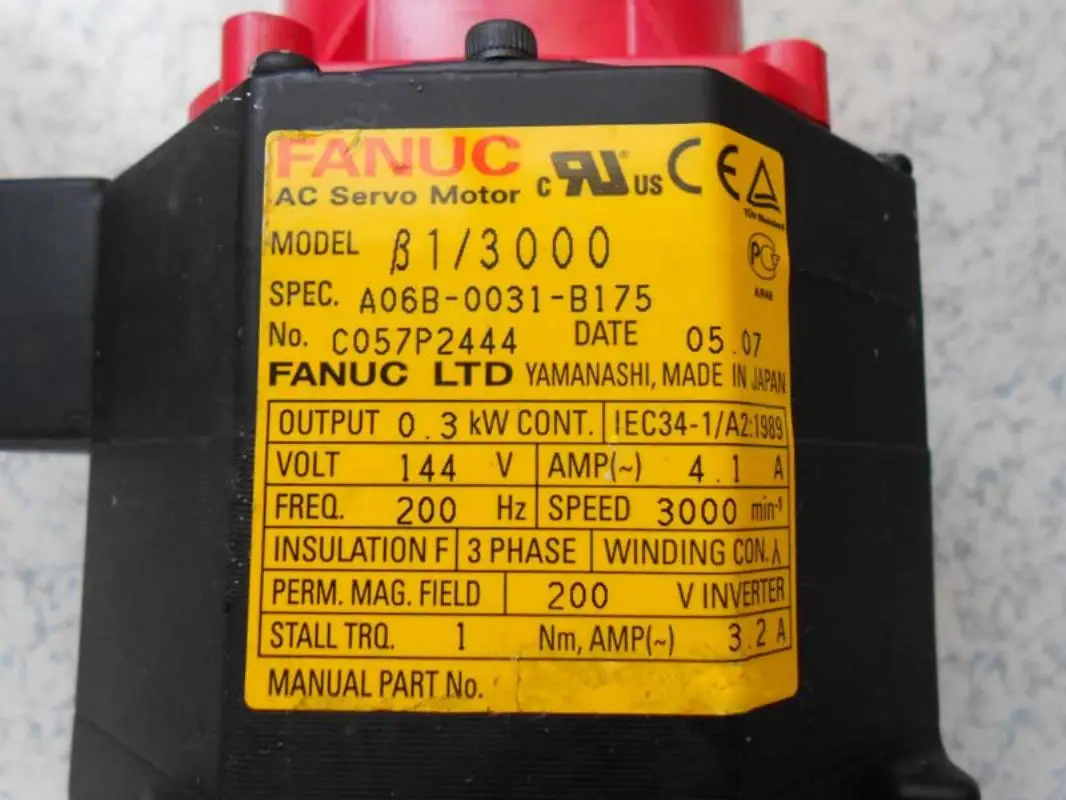 

Серводвигатель Fanuc, б/у и протестирован, подходит для контроллера