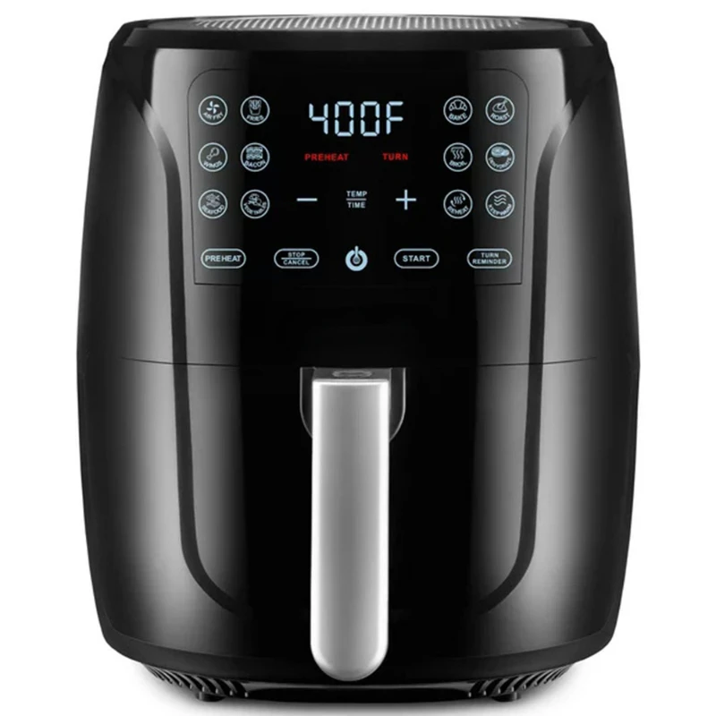 

Digital Air Fryer with Guided Cooking, Black