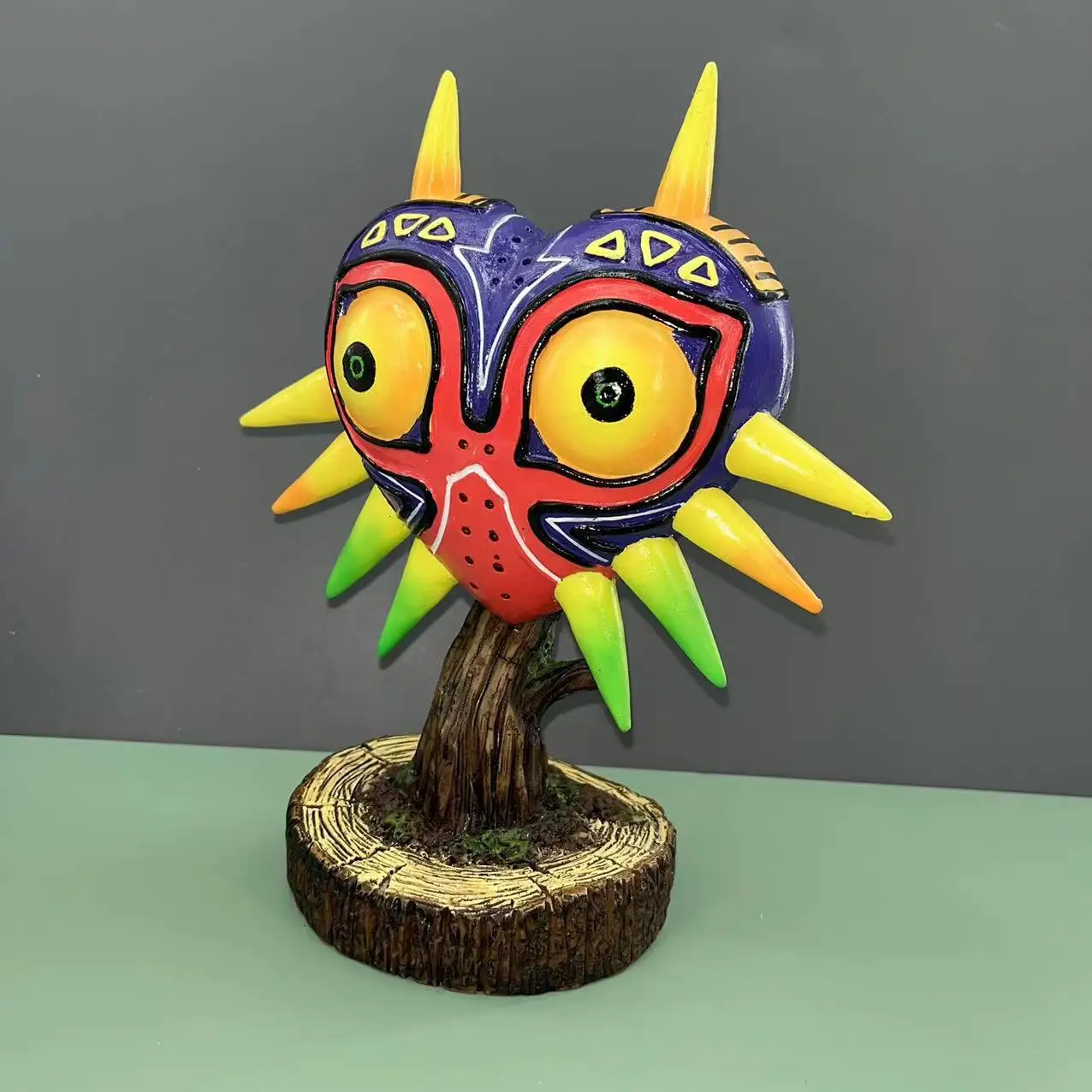 Zelda Majora's Mask Video Game Collectible 3D Figurine Statue Toy with Detailed Base