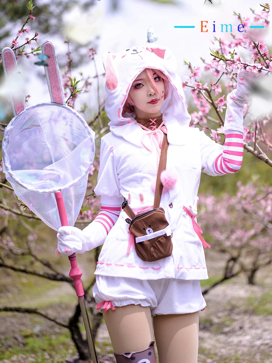 

Костюм для косплея EIME с персонажем игры «V Entomology», одежда для дома, комбинезон, белая Пижама, униформа для Хэллоуина и карнавала