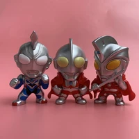 genuine bulk pack ultraman zett ace q version cute doll gifts toy model anime figures collect ornaments
