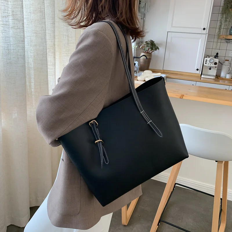 

Womens Bag 2023 Women's PU Leather Handbags Luxury Lady Hand Bags Purse Pocket Women Composite BagTote Sac Bols