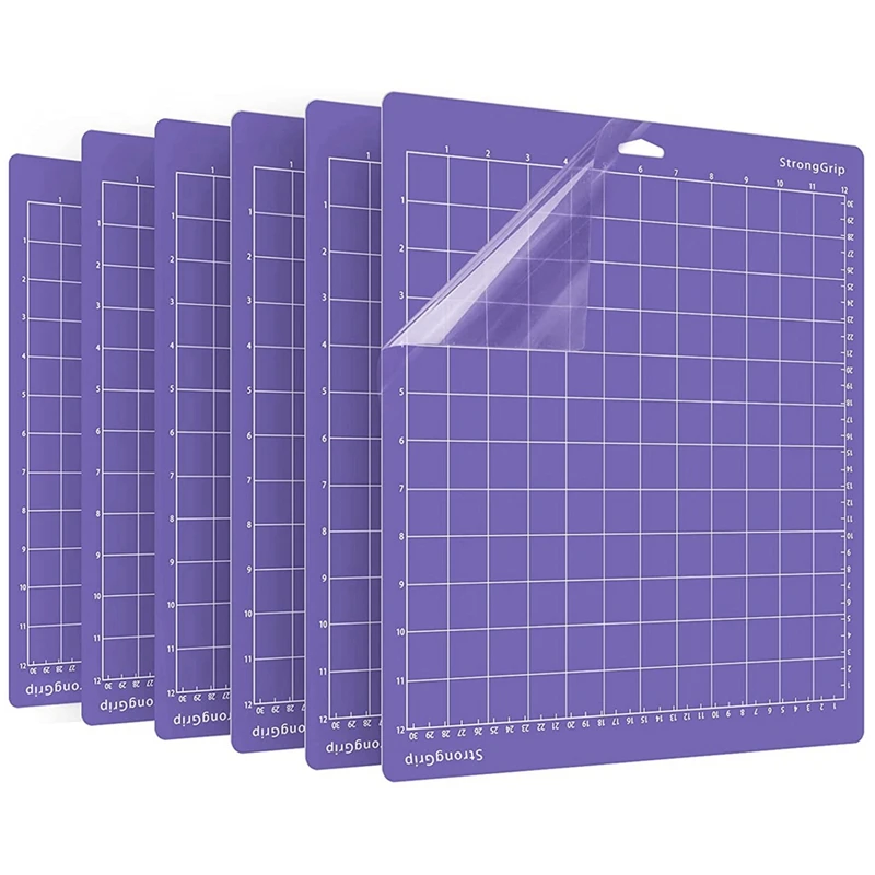

6Pcs Cutting Mat For Cricut Maker/Explore Air 2/Air/One (12X12inch), Quilting Mats For Cricut