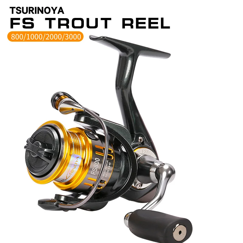 Катушка для спиннинга TSURINOYA FS800 1000 2000 3000 9 + 1BB 4-7 кг | Спорт и развлечения