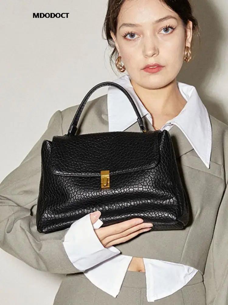 New Messenger Fashion Handbags Women 2023 Luxury Designer Soft PU Leather Crossbody Shoulder Bag Summer Classic Simple Vintage