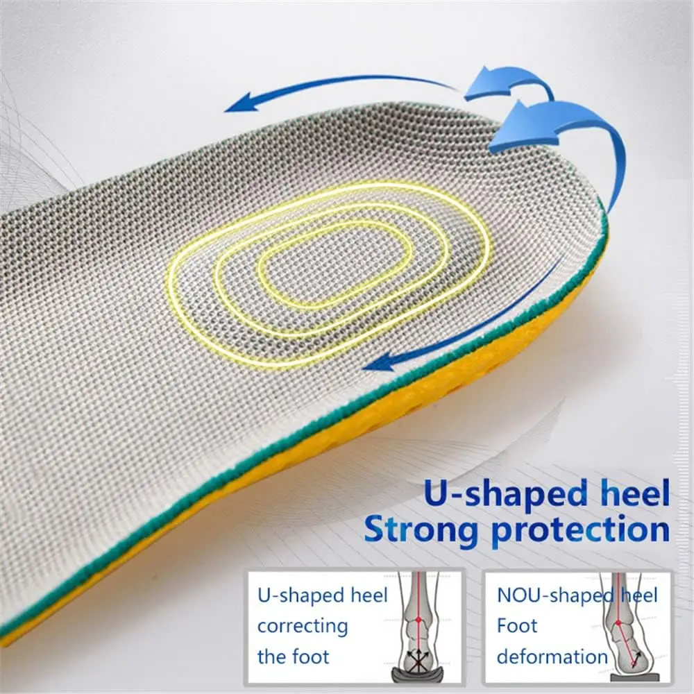 Elastic Shock Absorbing Shoe Insoles Breathable Honeycomb Sneaker Inserts Sports Shoe Insole Replacement Insoles