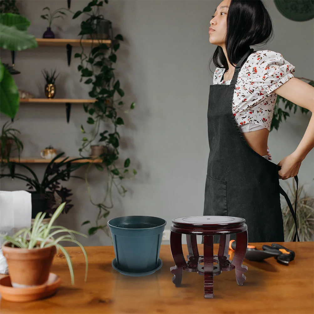 Деревянный держатель ваза основание для чайника дисплей аквариума домашний