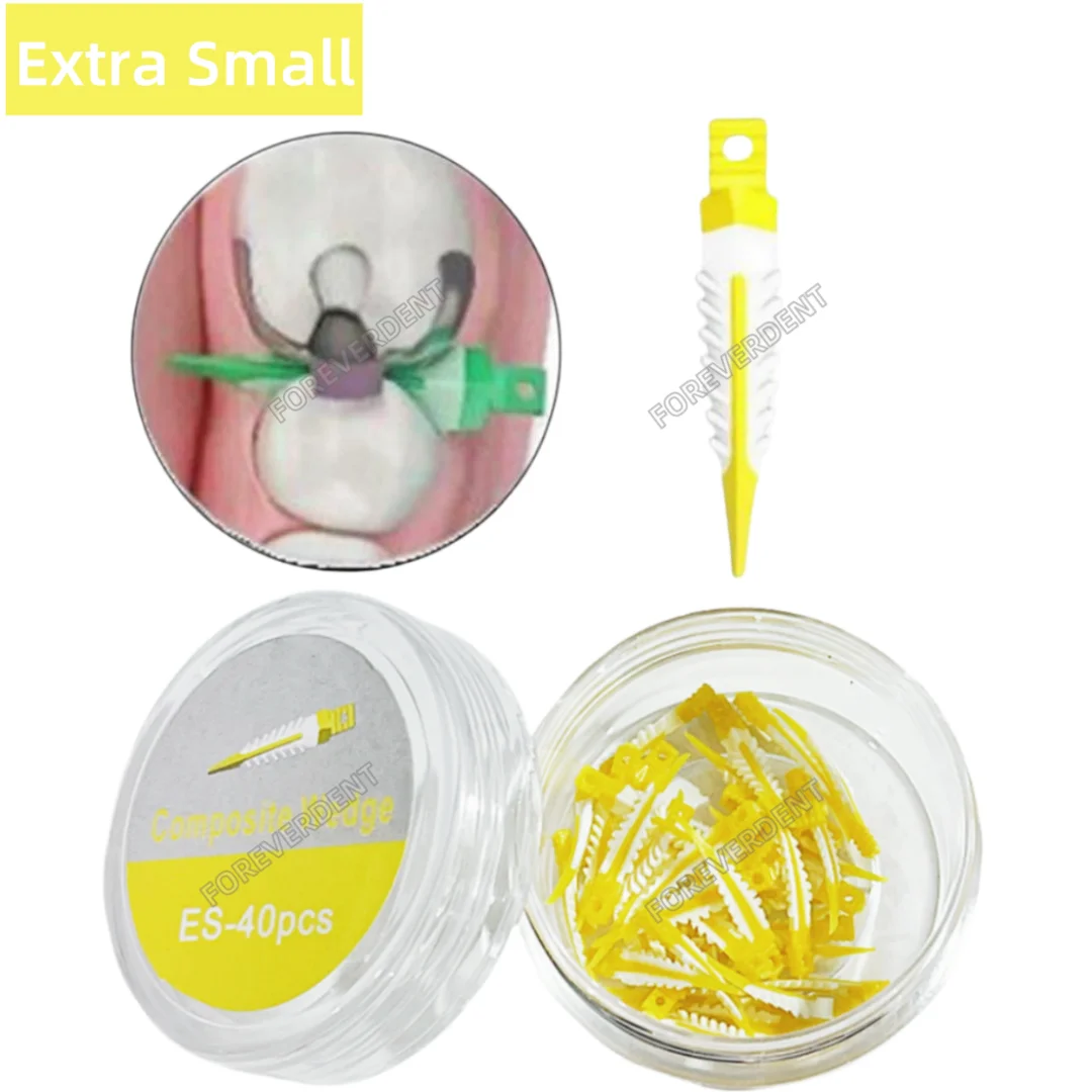 40 шт. в коробке композитные клиновидные мягкое лицо Шейное уплотнение