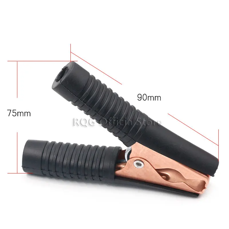 2PCS Hot Car Alligator Clips Battery Clamps Crocodile Clip 100A Red Black |