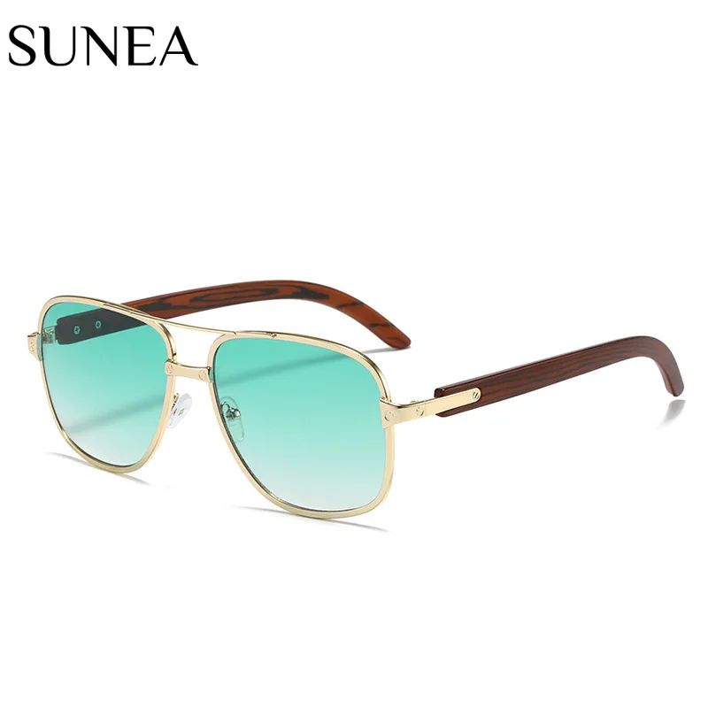 

Women Sunglasses Fashion Pilot Sunglass Double Bridge Oersized Sun Glasses Retro Men UV400 Gradients Shades Driving Eyewear