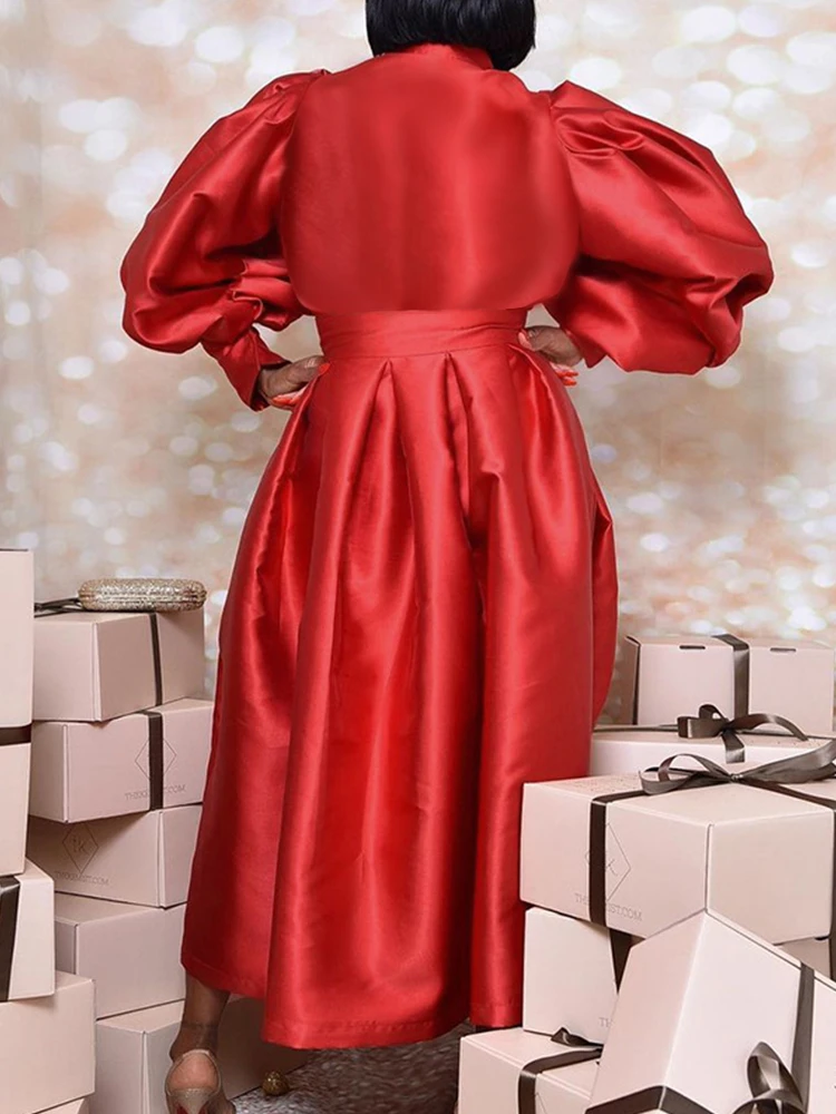 Пышные платья женское бальное платье Элегантное Атласное Платье-рубашка с