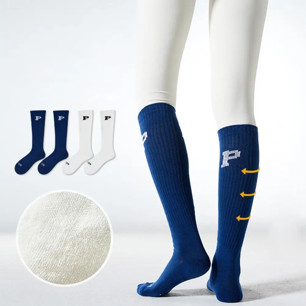 

1 Pair Sports Socks Non-slip Ergonomics Elastic Breathable Pressure Nylon Professional Sports Compression Socks For Sports