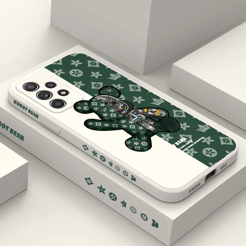 

Cute Fashion Bear Case For Samsung A73 A53 A33 A23 A13 A03 A03S A72 A52 A52S A32 A02S A02 A12 A71 A51 A31 A22 A21S 4G 5G Cover