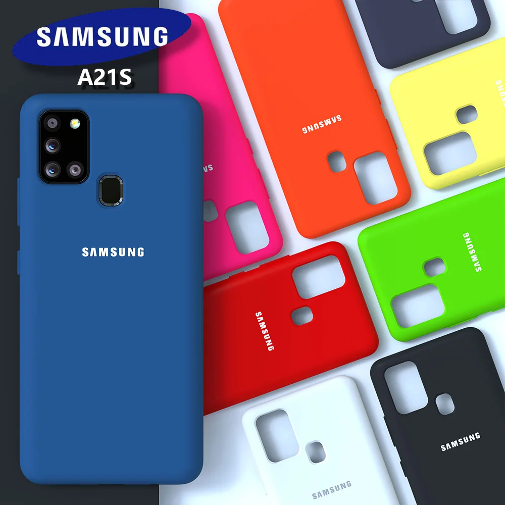 

Чехол для Samsung Galaxy A21S, высококачественный мягкий силиконовый чехол, шелковистая на ощупь Защитная крышка A21S