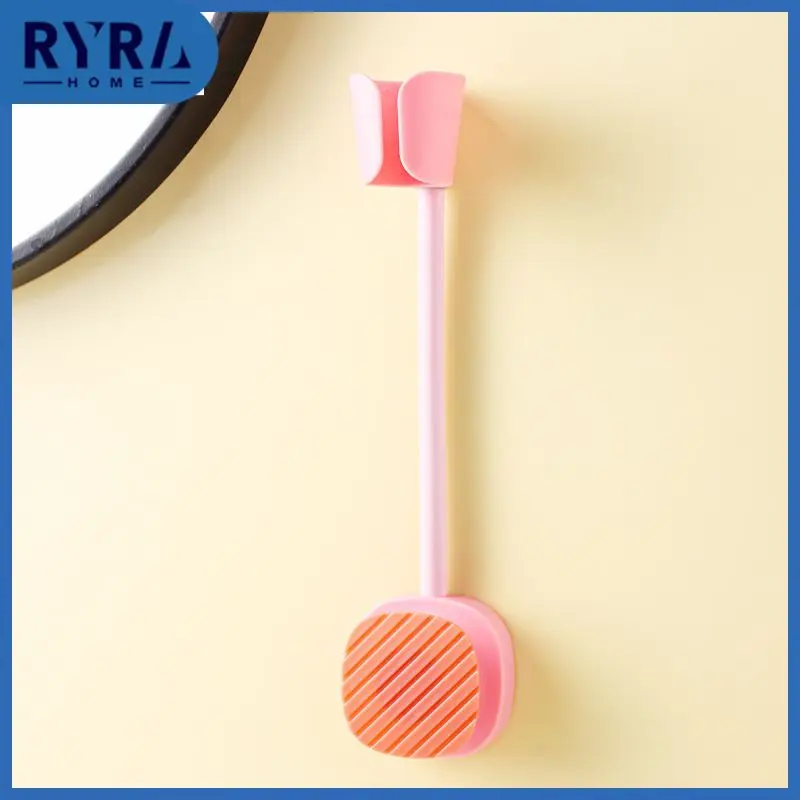 

Universal Shower Head Bracket Saving Space Storage Organizer Accessories Shelves Wall-mounted Bathroom Blower Organizer Plastic