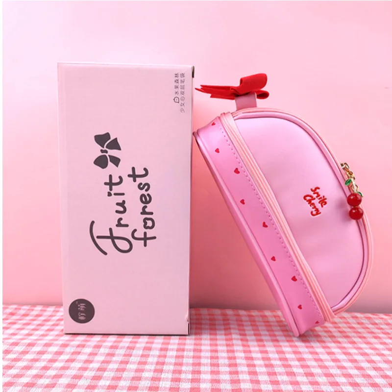 

Вместительная сумка для хранения для учеников начальной и средней школы, супер милая коробка для канцелярских принадлежностей, симпатичная сумка для карандашей, сумка для девочек, сумка для карандашей