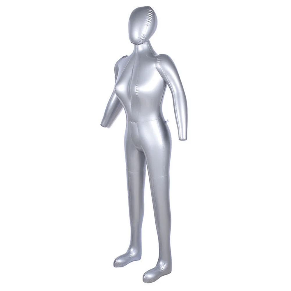 

1pc PVC Inflatable Mannequins Female Full Body For Clothing Display Dummy Women Men Model Dress Underwear Prop Display