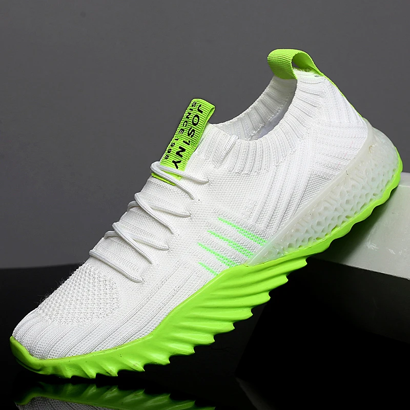 

Кроссовки мужские легкие, дышащие, повседневная обувь, Нескользящие, для спорта и бега, модные теннисные